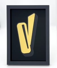 Image 5 of Alphabet Letters - 23 Carat Gold Gilded Glass Wall Art