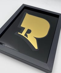 Image 7 of Alphabet Letters - 23 Carat Gold Gilded Glass Wall Art