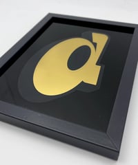 Image 6 of Alphabet Letters - 23 Carat Gold Gilded Glass Wall Art