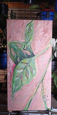 Image 1 of Monstera painting 