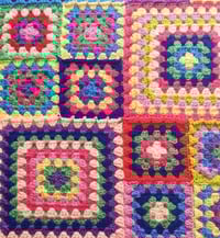 Image 4 of Happy Scrappy Multi Square Blanket