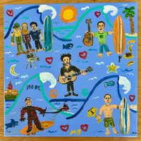 Image 1 of Surfers Painting w/Nothing Lyrics