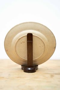 Image 5 of Spongeware Plate - Handpainted w/ Crackle Glaze Detail
