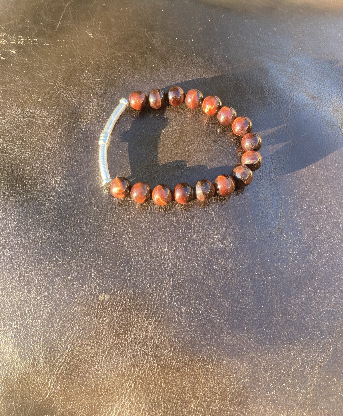 Image of Copper Tiger-Eye w/Space Bracelet