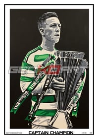 CAPTAIN CHAMPION CALUM McGREGOR CELTIC FC