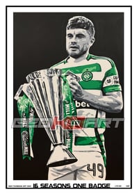 16 SEASONS ONE BADGE JAMES FORREST CELTIC FC