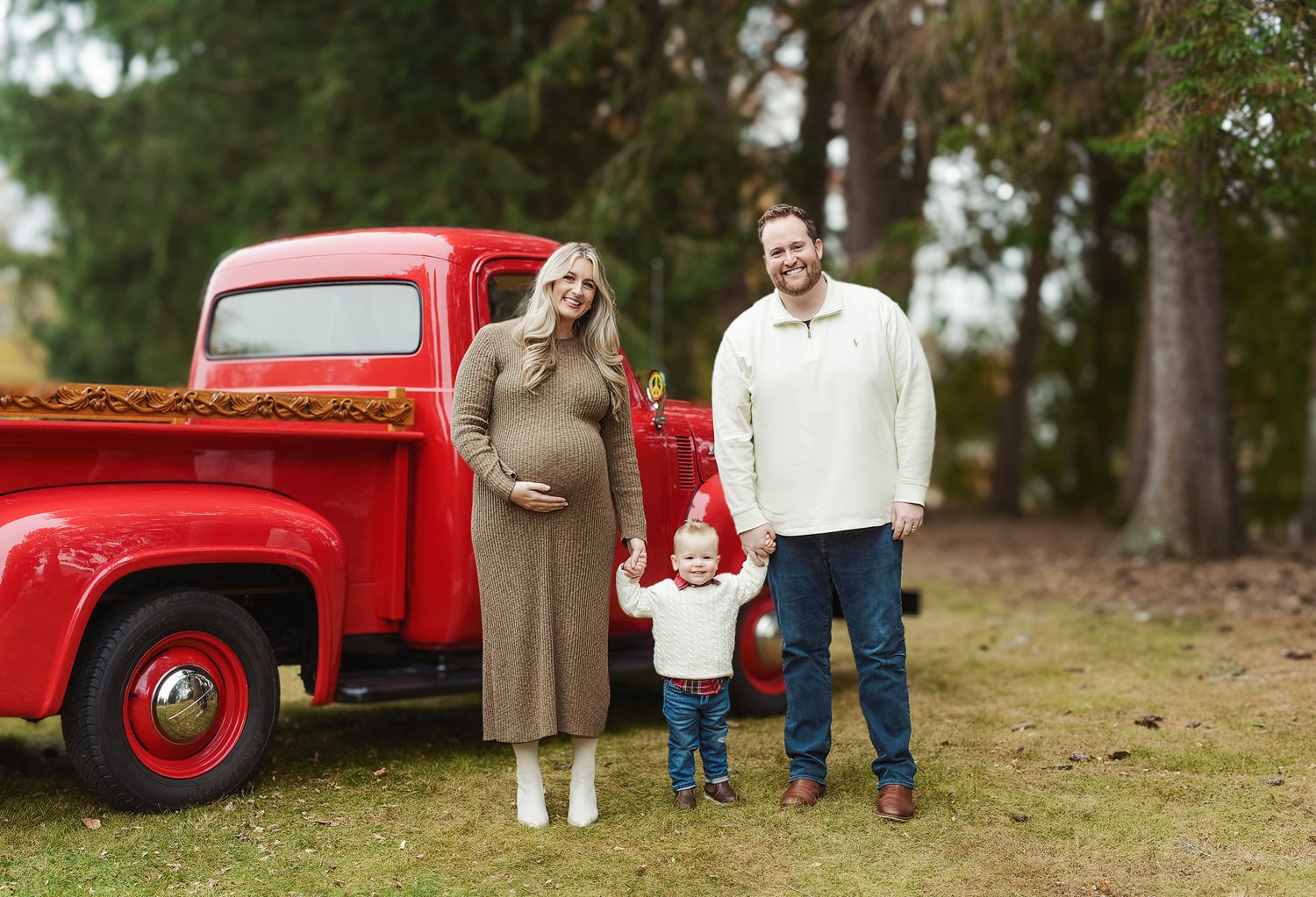 Image of 2025-Vintage RED TRUCK MINI SESSIONS Sunday, NOVEMBER 9th