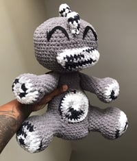 Image 1 of Crocheted Jumbo Brontosaurus 