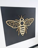 Large Woodcut Bee - Summer Sample Sale