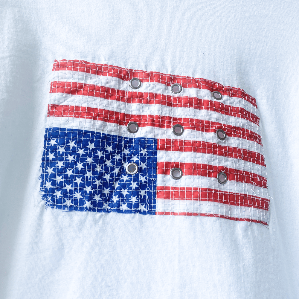 USA FLAG LS TEE