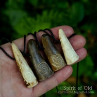 Image 1 of Small Antler Spiral Pendants (PE1916)