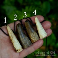 Image 5 of Small Antler Spiral Pendants (PE1916)