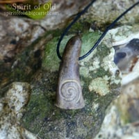 Image 3 of Small Antler Spiral Pendants (PE1916)