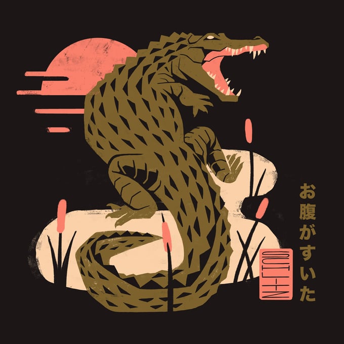 Image of Crocodile "I was hungry"