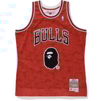 Image 1 of BAPE x Mitchell & Ness Bulls Basketball Swingman Jersey