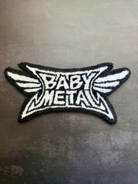 Image 1 of 🖤🎸 Channel your inner Fox God with this Babymetal Punch Needle Mug Rug Coaster! 🎸🖤