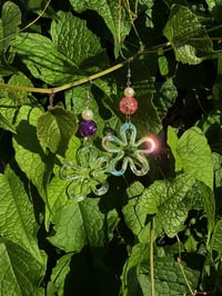 Groovy Bloom Iridescent Earrings