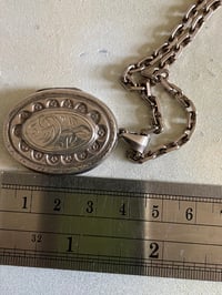 Image 6 of Vintage Sterling chain & locket 