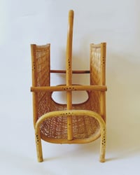 Image 4 of Woven Wicker Magazine Holder