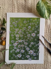 Image 3 of Floral Fields Painting Print