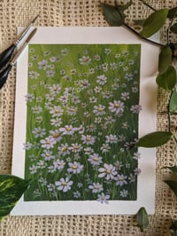Image 4 of Floral Fields Painting Print