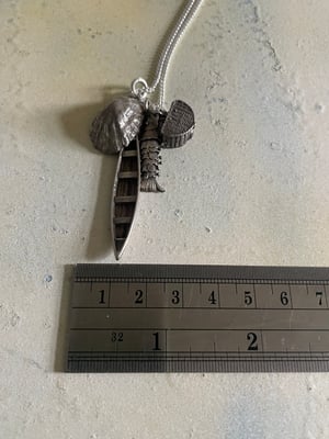 Image of Vintage charm necklace - Gone fishing collection part 2