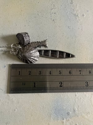 Image of Vintage charm necklace - Gone fishing collection part 2