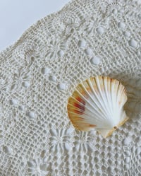 Image 1 of Vintage Crochet Table Cloth (69")