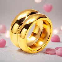 Image 4 of Double Band Ring