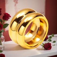 Image 1 of Double Band Ring