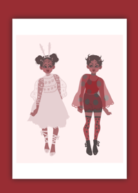 Lady Bugs Print