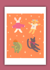 Critter Friends Print