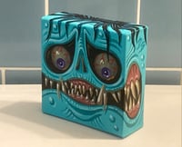 Image 2 of Teal Terror Blockhead 