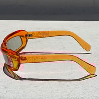 Image 5 of Versus by Versace Orange Wrap Frame Sunglasses