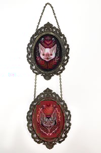Image 1 of Batty duo in dangly frames
