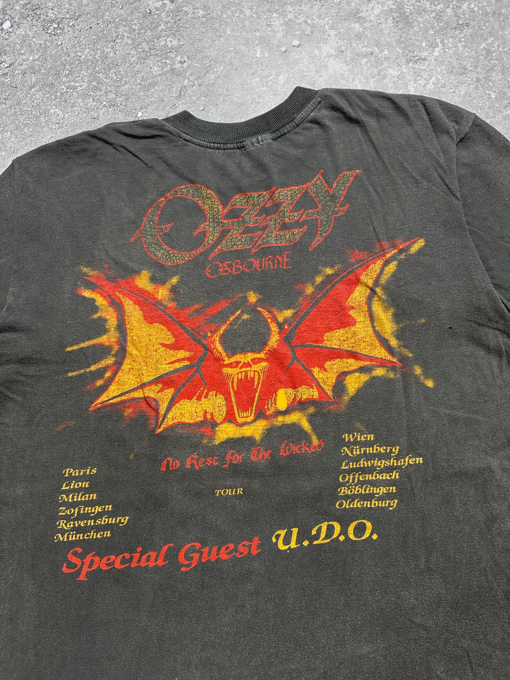 *Rare* Ozzy Osbourne 1988 ‘No Rest For The Wicked’ Bootleg T-Shirt