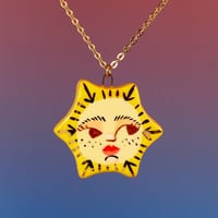 Sun Face Necklace