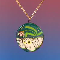 Tulip Owl Necklace
