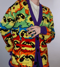 Image 3 of Rainbow Raccoon Cardigan