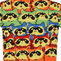Image 7 of Rainbow Raccoon Cardigan