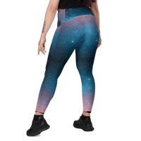 Image 9 of Galaxy Leggings With Pockets!