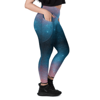 Image 1 of Galaxy Leggings With Pockets!