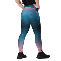 Image 2 of Galaxy Leggings With Pockets!