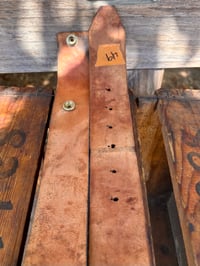 Image 4 of Original Tom Fugle Pheasant and Lillies Leather Belt