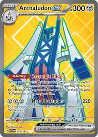 Archaludon ex - 224/191 - SV08: Surging Sparks- Lightly Played