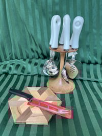 Image 1 of 43- Kitchen Utensils/ Cheese Set