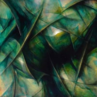 Image 1 of 20x20" oil painting on wood panel