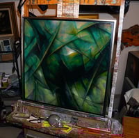 Image 3 of 20x20" oil painting on wood panel