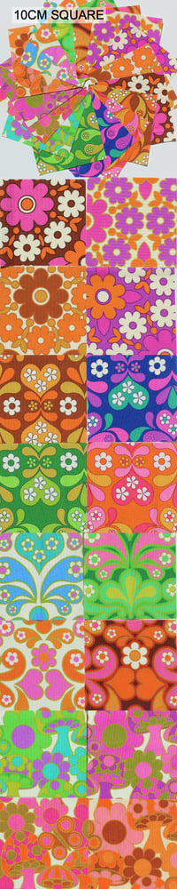 Image 3 of Retro Fabric Charm Packs - 2 Sizes