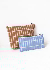 Pouch Set - Karlis - Sky Blue + Rust